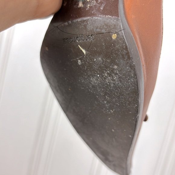 Tan coloured SERGIO ROSSI shoes - Picture 8 of 9